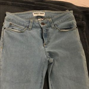 American apparel pencil jeans